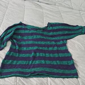 Striped Green and Blue Sweater